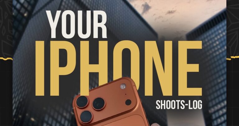 iPhone camera can shoot LOG, mobile filmmaker tools